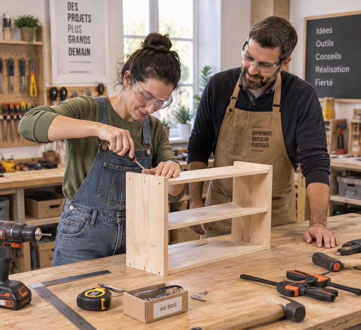 Découvrez Institutdubricolage.com : des formations et cours de bricolage pour apprendre, progresser et réaliser vos projets en toute confiance.